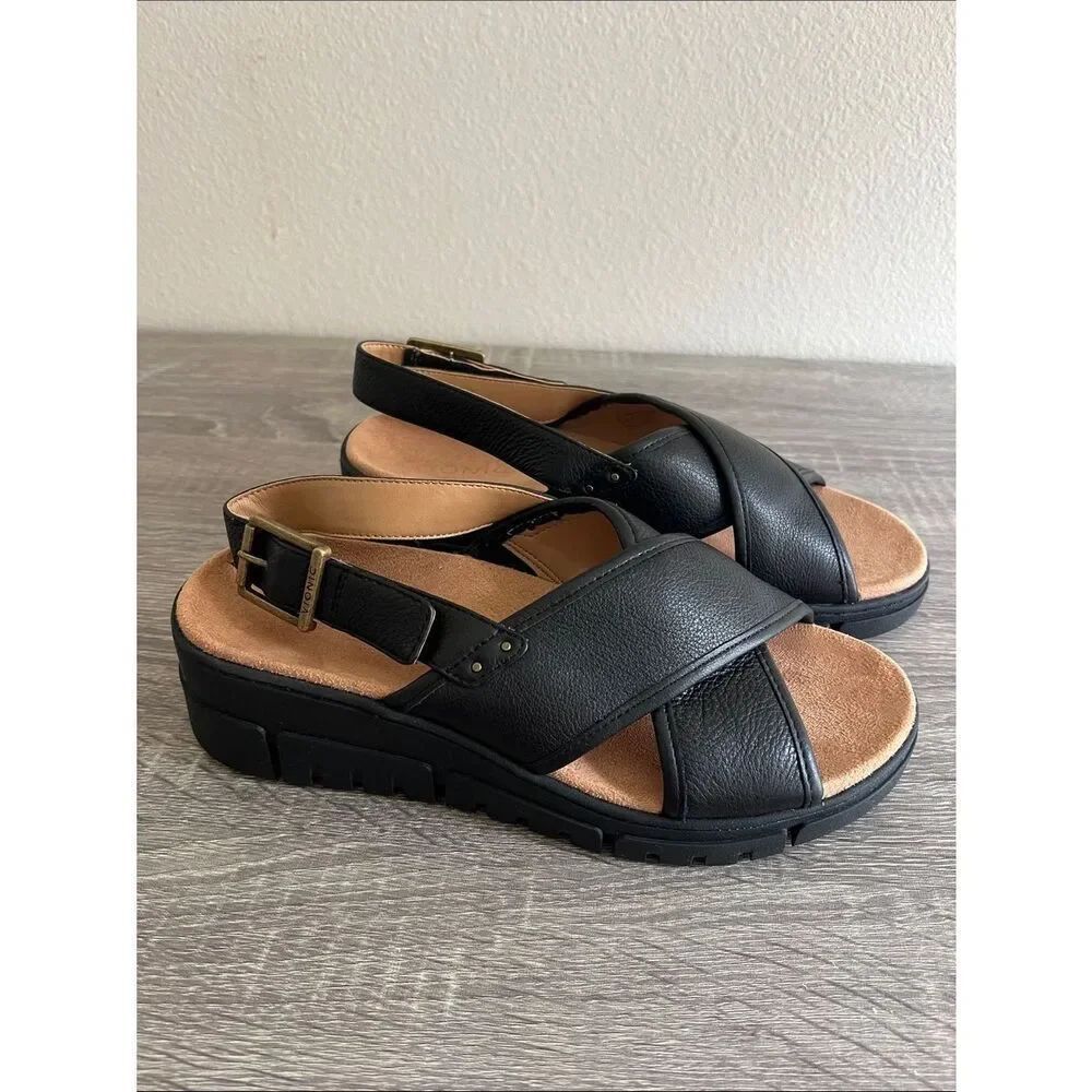 New Vionic Uptown Sonoma Women's Orthotic Supportive Slingback Sandal 8.5